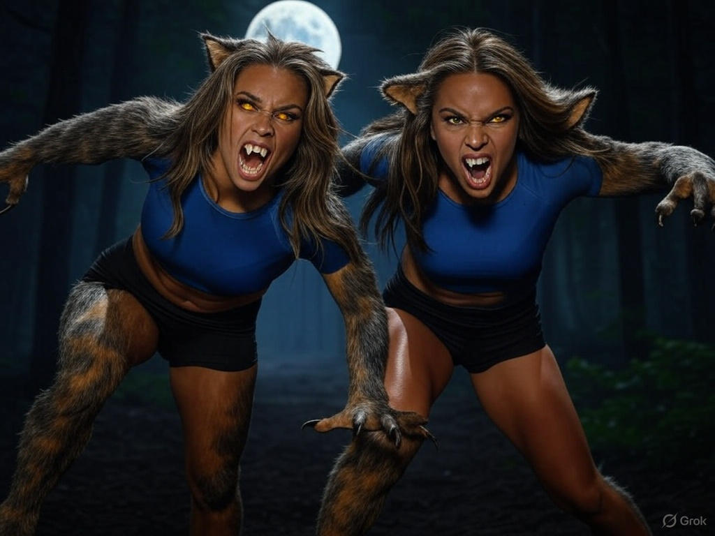 Warewolf Two Wolves Two Werewolves Friends (313) by blouder12 on DeviantArt