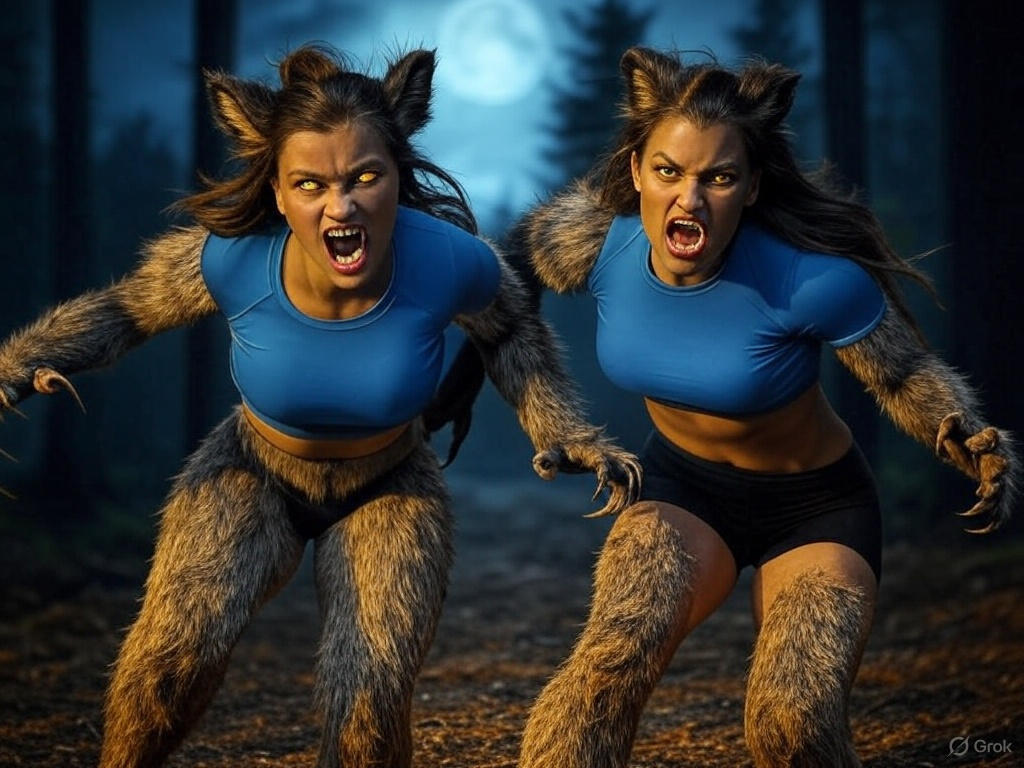 Warewolf Two Wolves Two Werewolves Friends (212) by blouder12 on DeviantArt