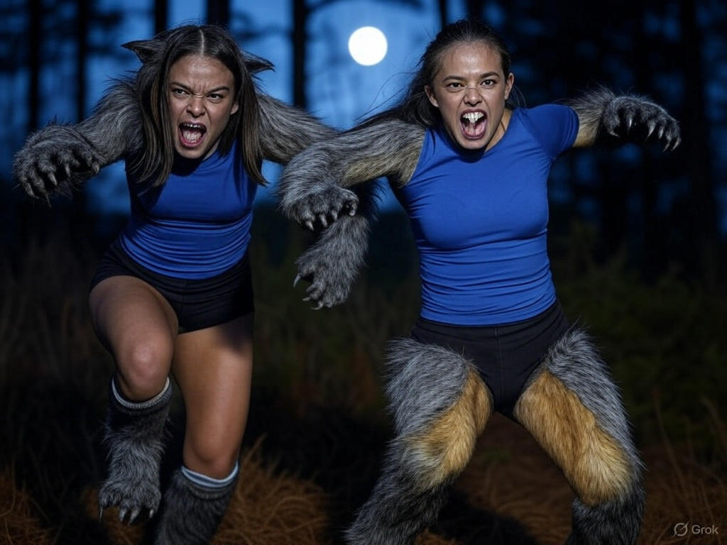Warewolf Two Wolves Two Werewolves Friends (172) by blouder12 on DeviantArt