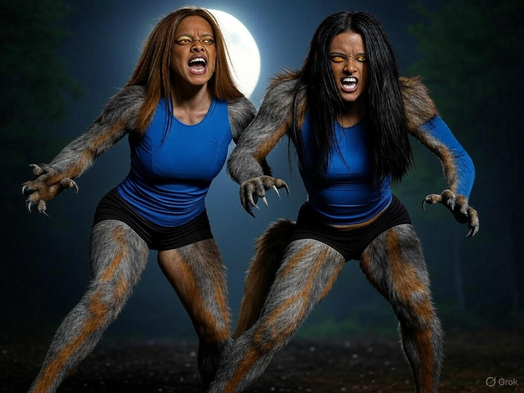 Warewolf Two Wolves Two Werewolves Friends (164) by blouder12 on DeviantArt