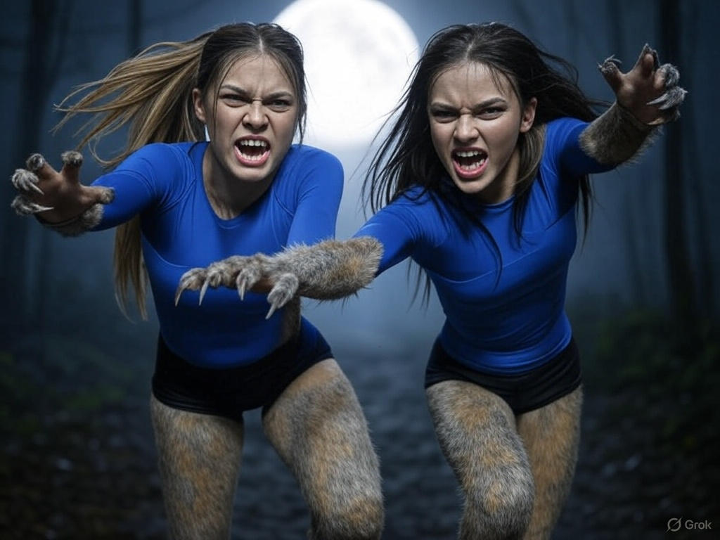 Warewolf Two Wolves Two Werewolves Friends (112) by blouder12 on DeviantArt
