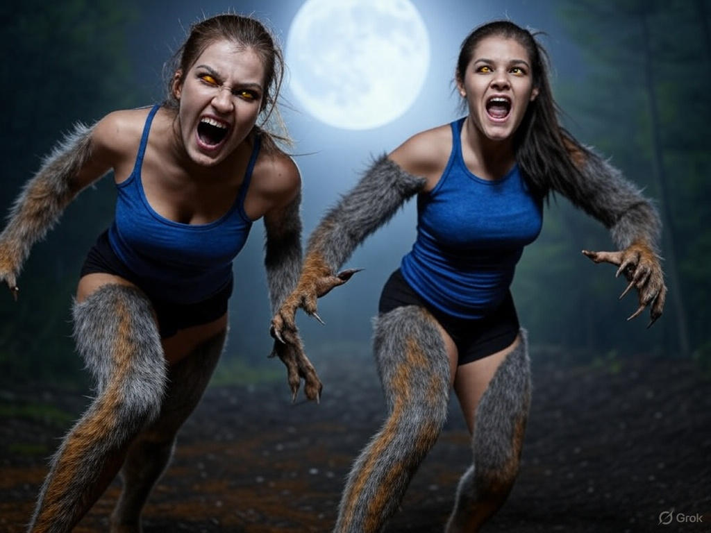 Warewolf Two Wolves Two Werewolves Friends (89) by blouder12 on DeviantArt