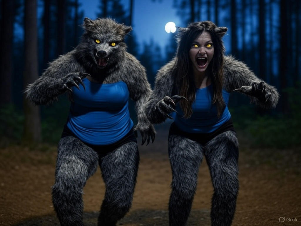 Warewolf Two Wolves Two Werewolves Friends (48) by blouder12 on DeviantArt