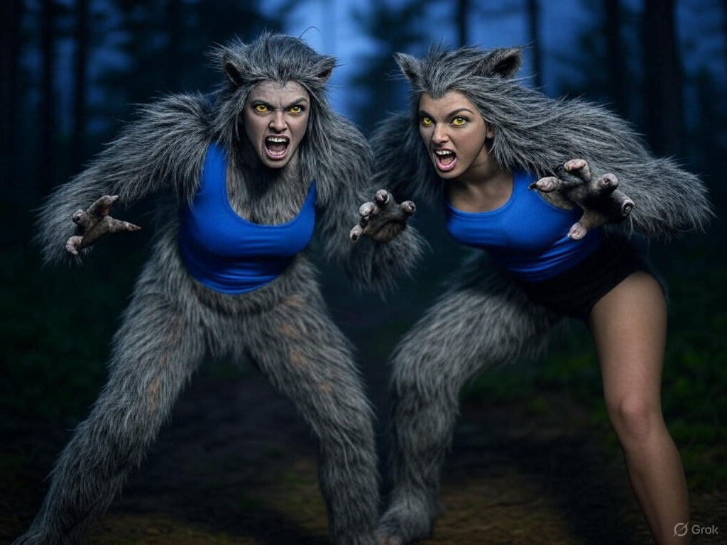 Warewolf Two Wolves Two Werewolves Friends (29) by blouder12 on DeviantArt