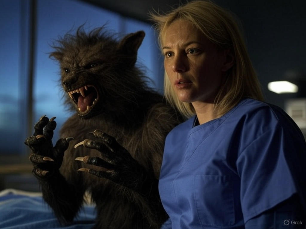 werewolves at the hospital full moon by blouder12 on DeviantArt