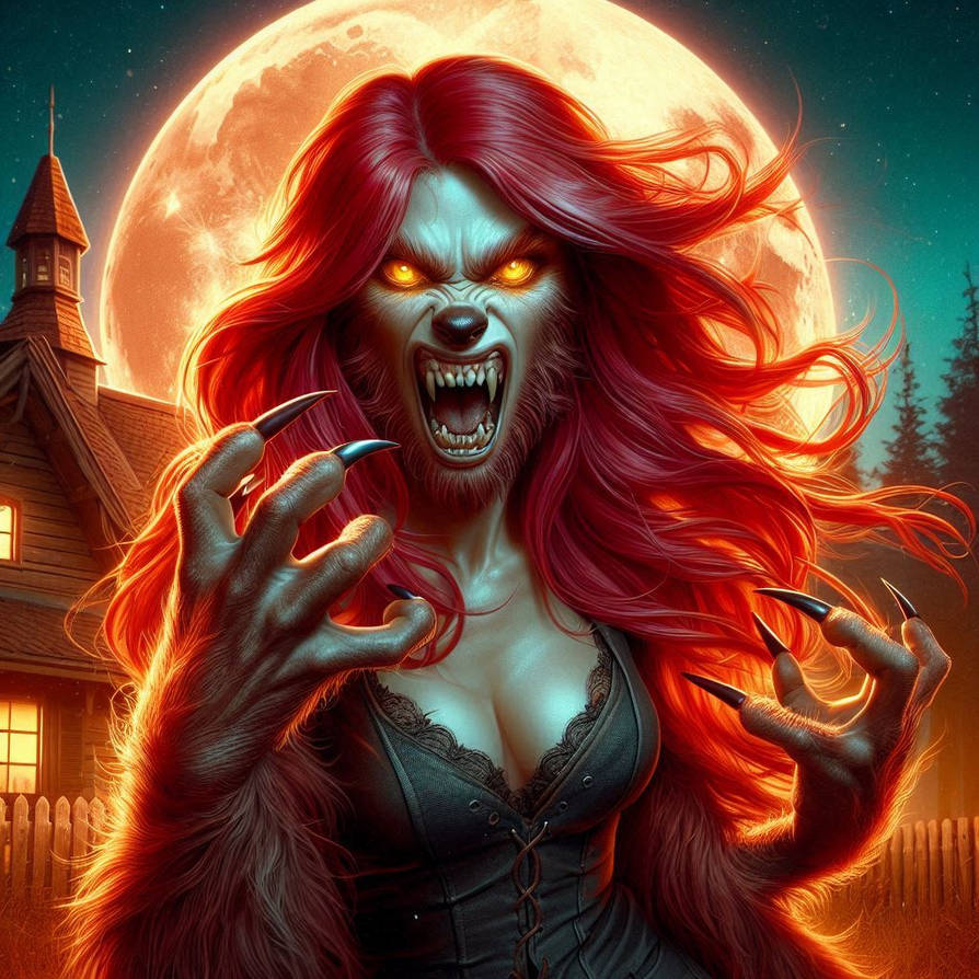 Delta Red Werewolf Redhair werewolf (7) by blouder12 on DeviantArt