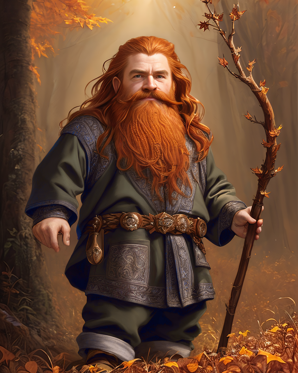 Dwarf Druid (1) by BigBlueWulf on DeviantArt Dwarf Druid (1) by BigBlueWulf on DeviantArt