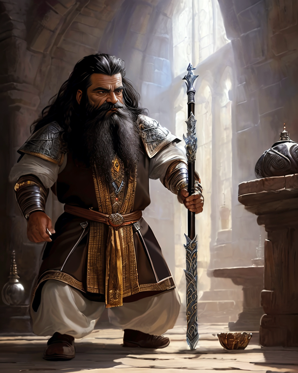 Dwarf Cleric (1) by BigBlueWulf on DeviantArt