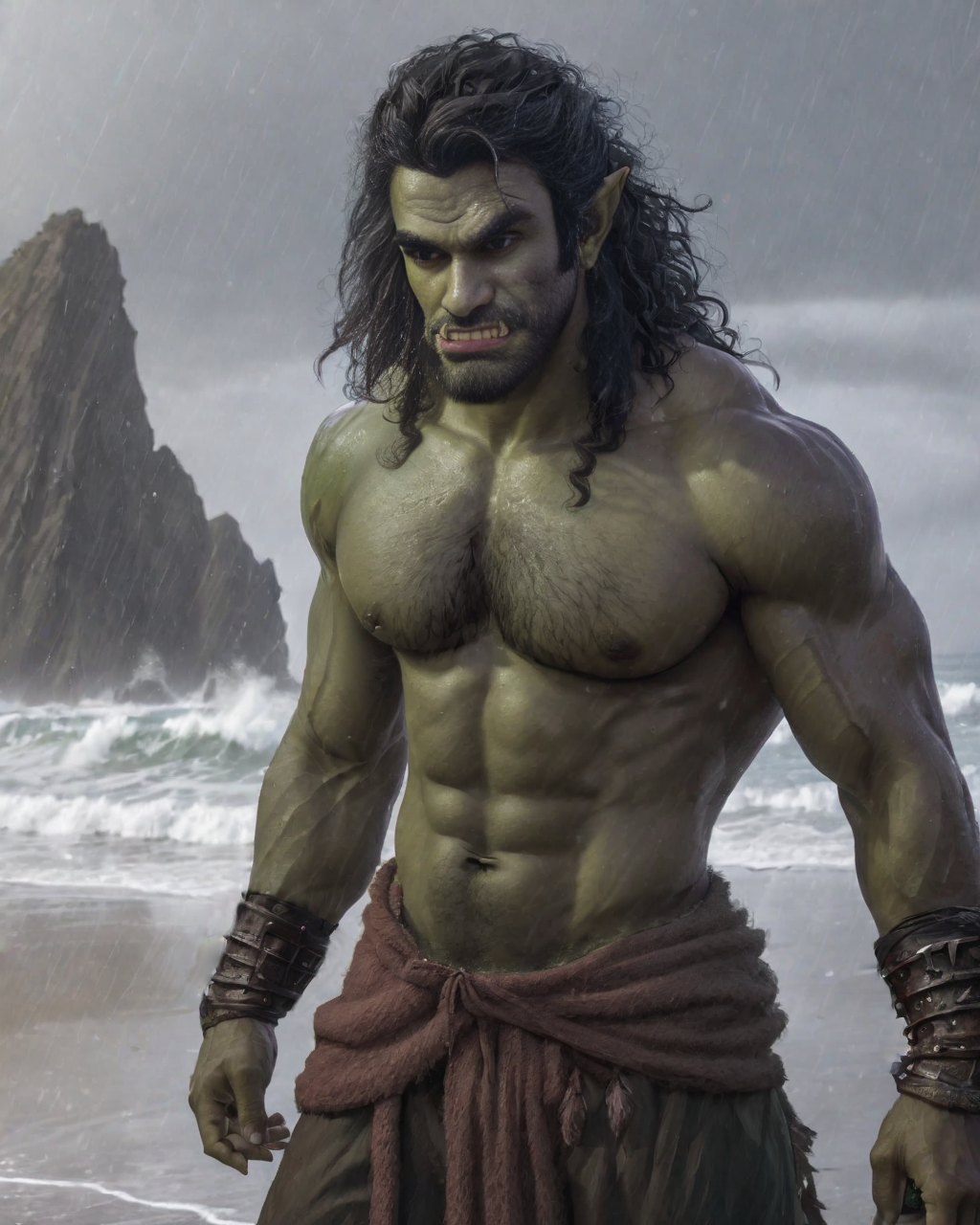 Half Orc Rage Half-Orc (1) - Survivor by BigBlueWulf on DeviantArt