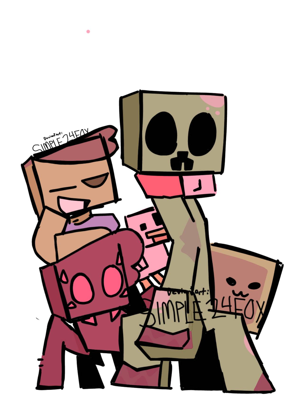 Deviantart Minecraft Ideas Minecraft Minecraft by fr0z3n-f3nn3k on DeviantArt