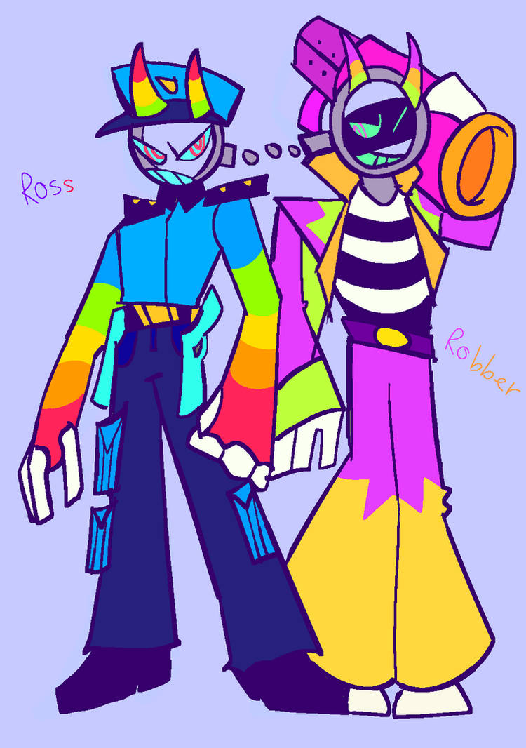 Deviantart Robber Robber n Ross redesign by fr0z3n-f3nn3k on DeviantArt