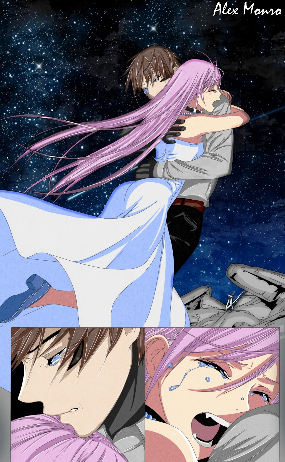 Rosario And Vampire Moka And Tsukune Rosario to Vampire Moka and Tsukune by AlexMonro on DeviantArt