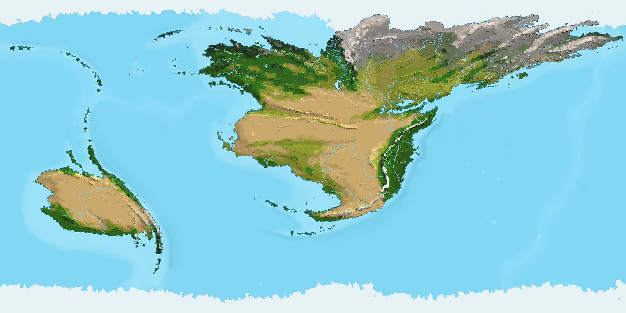 Fantasy World Map by RuosteVaara on DeviantArt