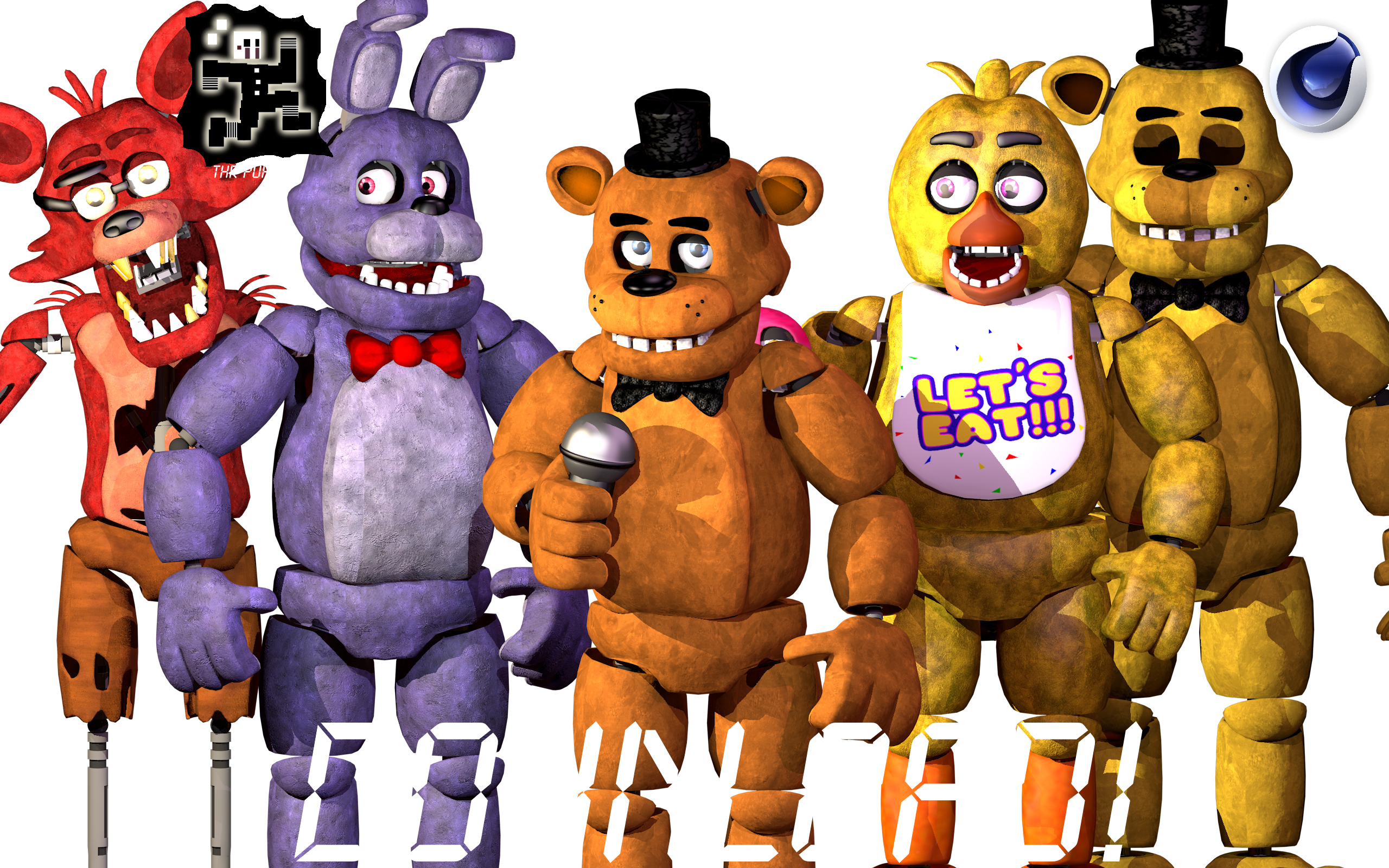 Fnaf world pack v.1 C4D download by Carlosparty19 on DeviantArt