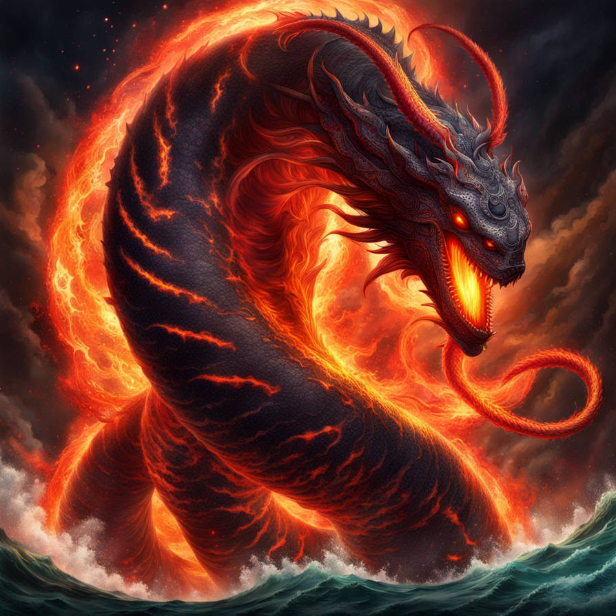 Giants of the magma sea, the leviathan magmur by Ruthles007 on DeviantArt