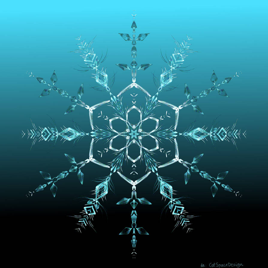 Snowflake Sparkle by CatSpaceDesign on DeviantArt