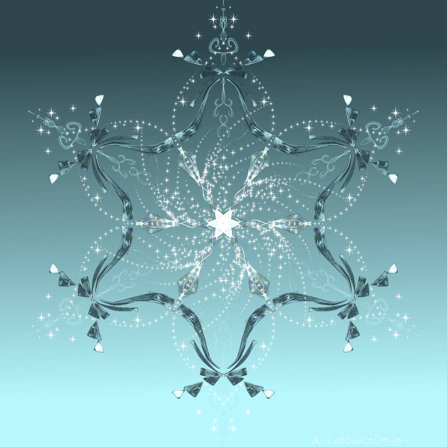 Snowflake Galaxy by CatSpaceDesign on DeviantArt