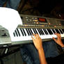 Playing keyboard