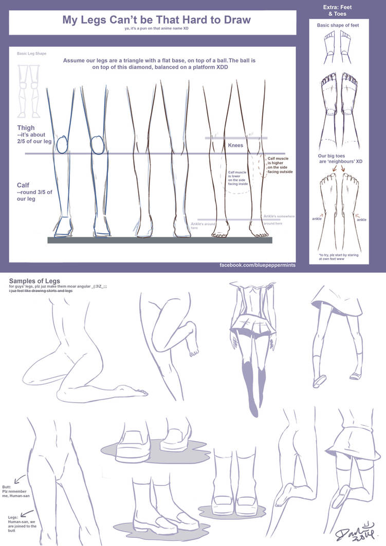 Legs Tutorial Srt Legs drawing tutorial by darkn2ght on DeviantArt