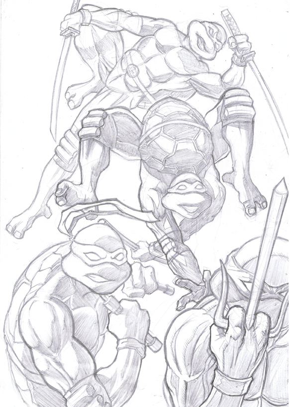 tmnt pencil wip