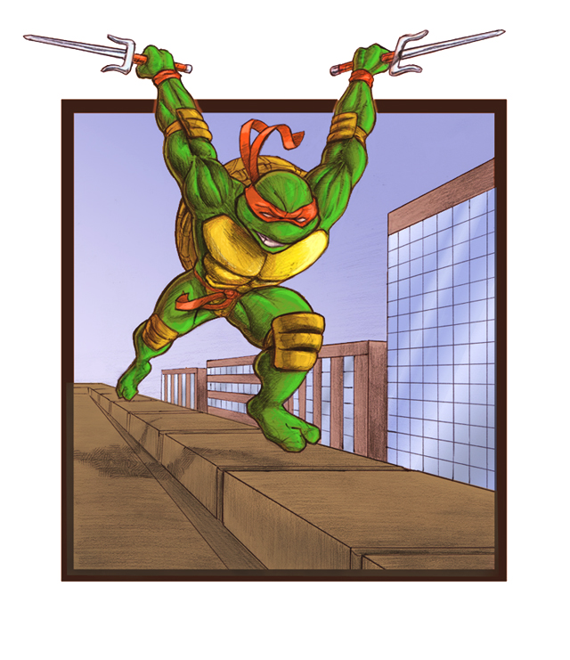 Jumping Raphael