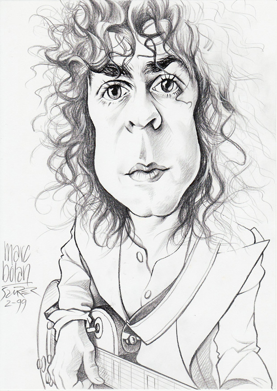 Marc Bolan scetch