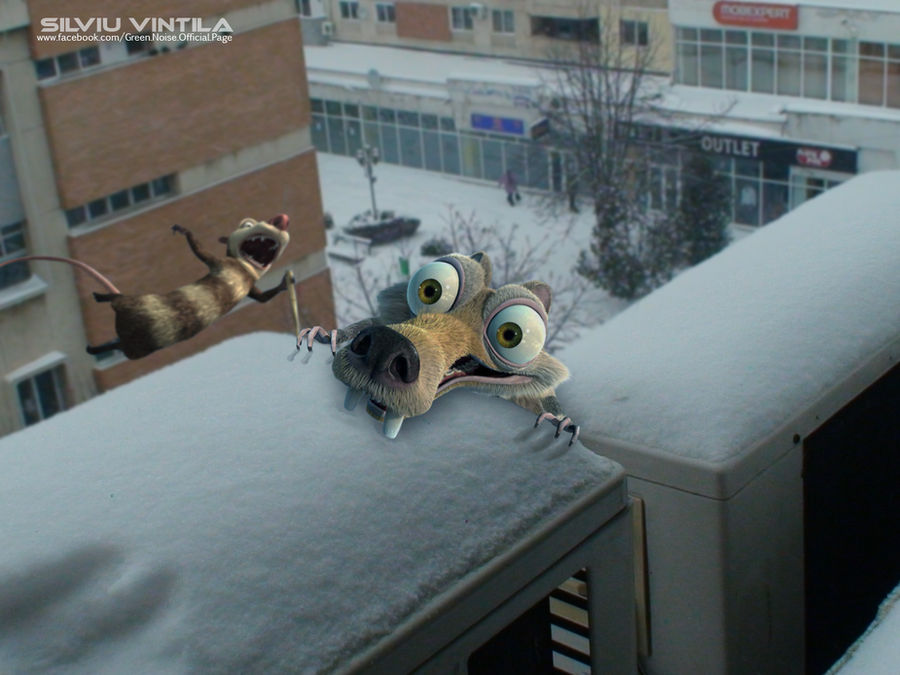 Scrat in Alexandria - Ice Age 2012