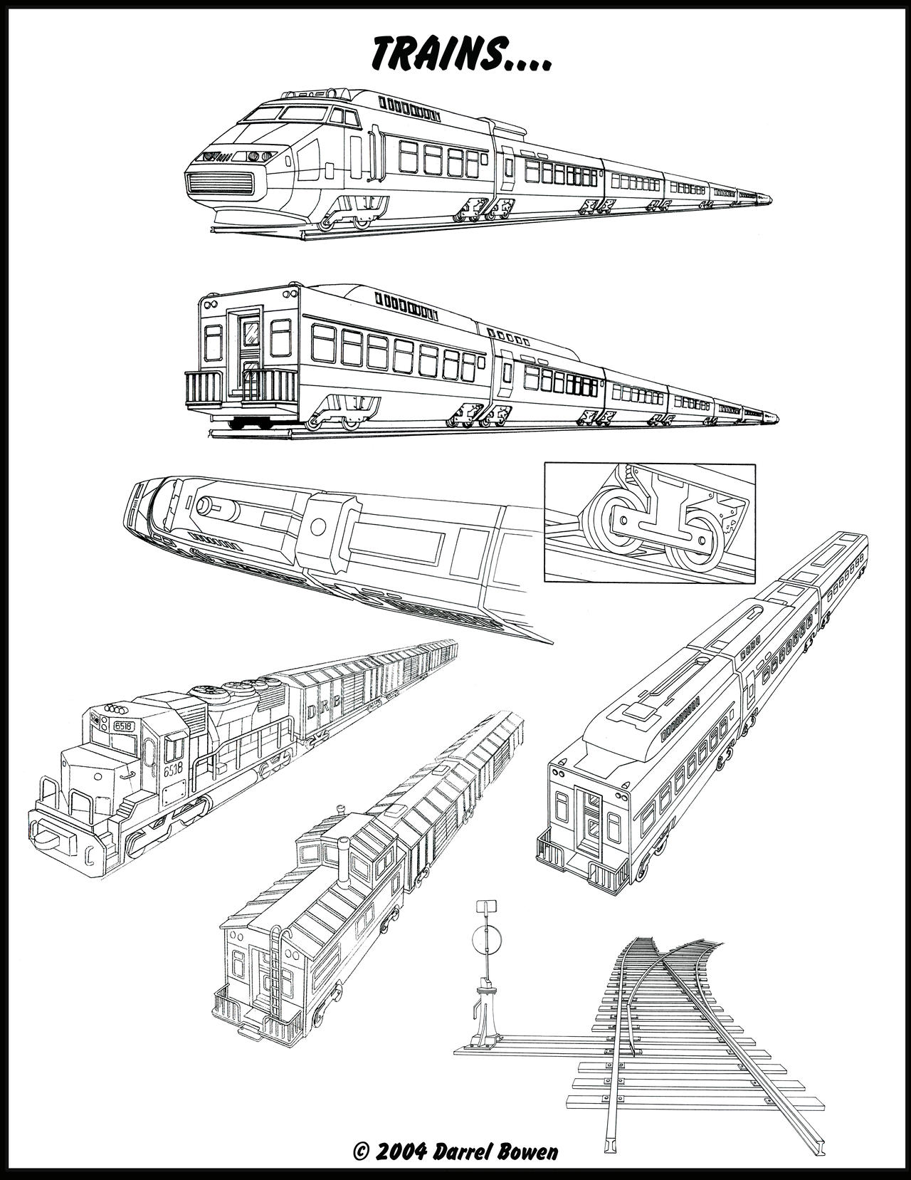 Trains by DarrelBowen on DeviantArt