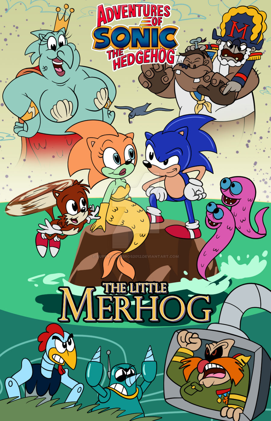 Merhog Cream MerMay 2023 - The Little Merhog by SuperSonicBros2012 on DeviantArt