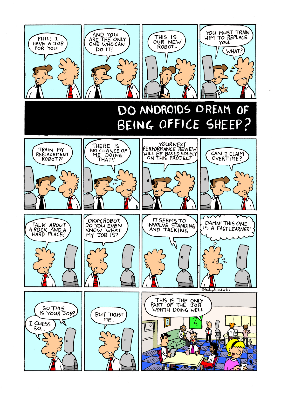 Do Androids Dream Of Being Office Sheep?