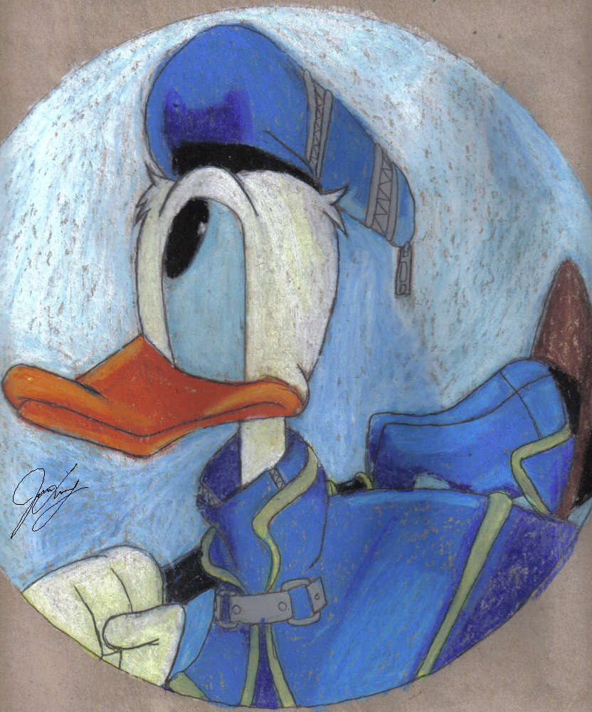 Pastel Donald Duck