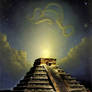 Maya god Kukulcan, the feathered serpent