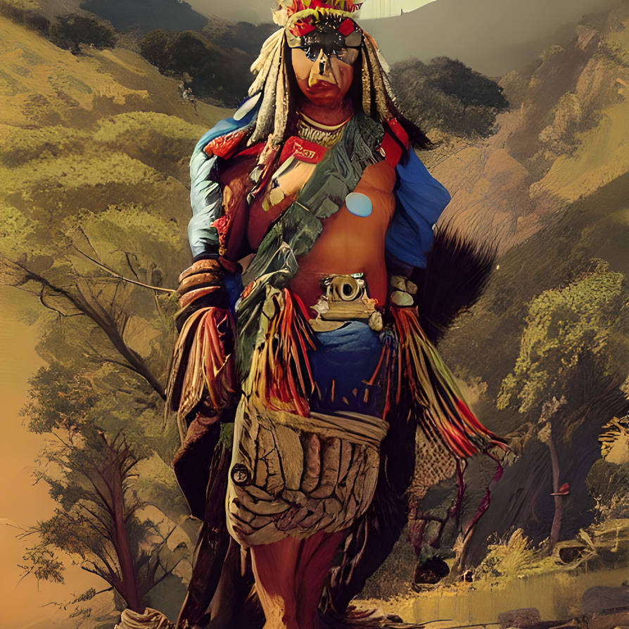 Purepecha god Querenda angapeti from Zacapu by ElAbueloKraken on DeviantArt