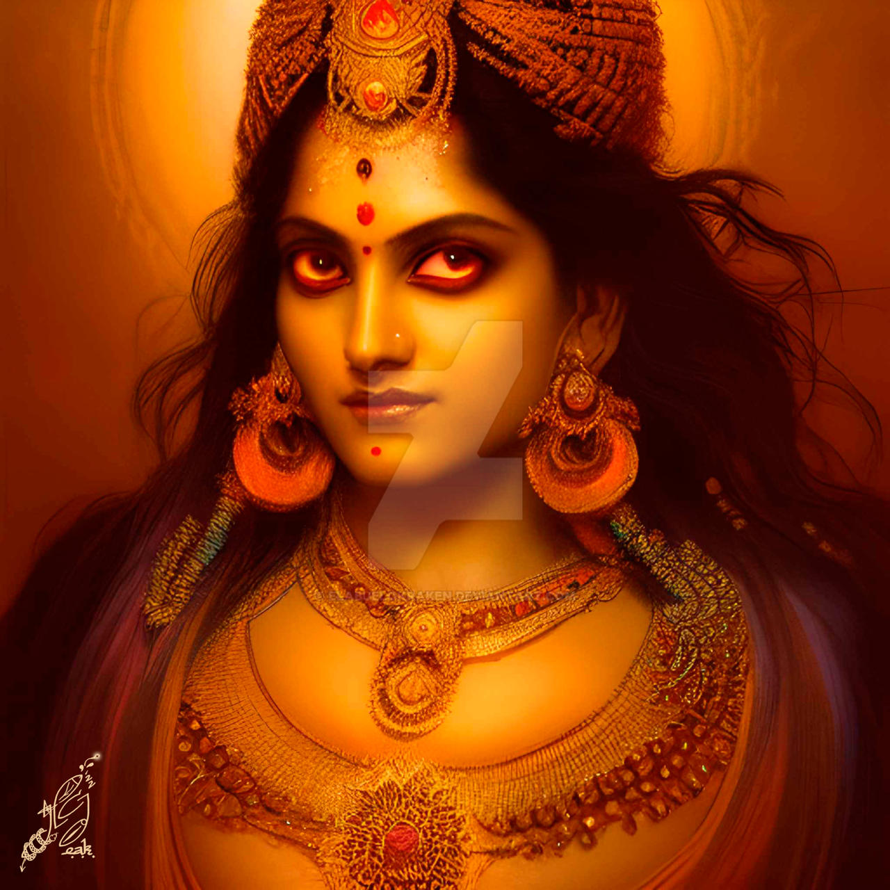 Hindu goddess Rati by ElAbueloKraken on DeviantArt