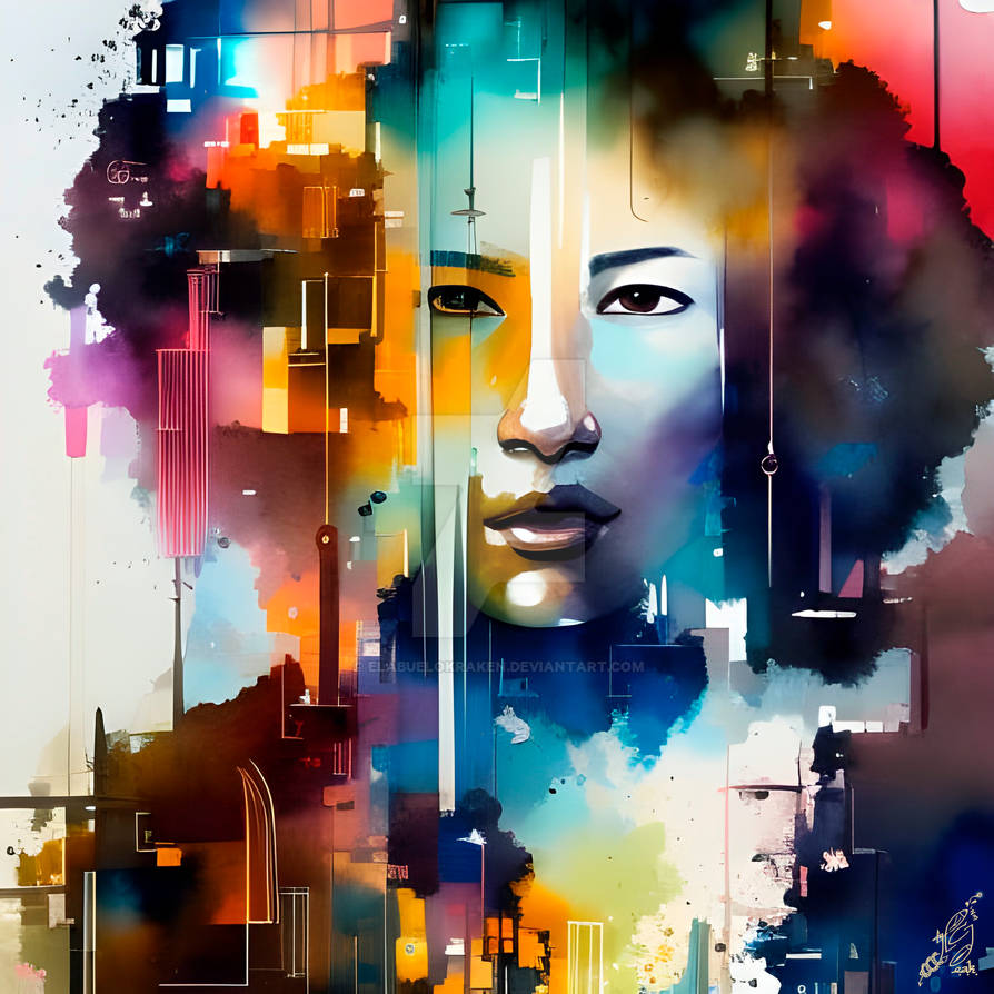 Human-AI interface by ElAbueloKraken on DeviantArt