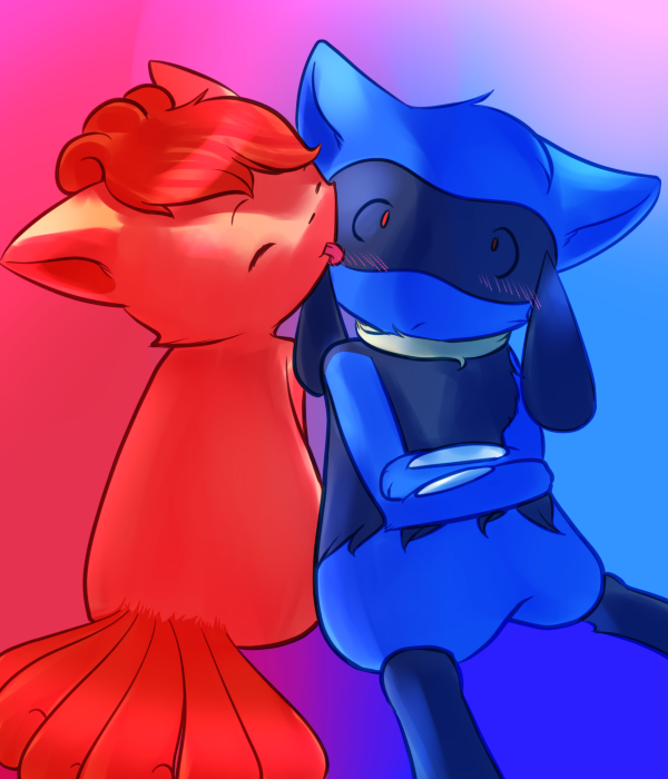 Riolu And Vulpix