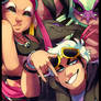 Guzma and Plumeria Print