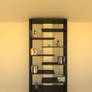 3Dsmax (Tagamo' villa Bookcase)