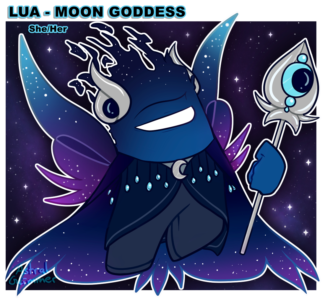 Lua - Moon goddess. by Moonlue on DeviantArt
