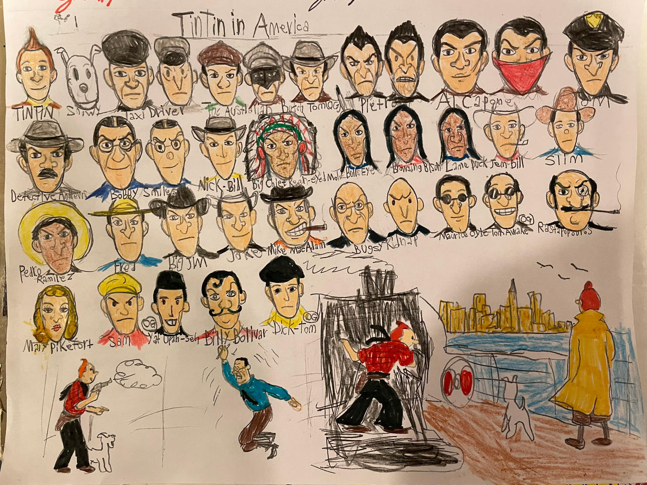 Tintin Deviantart All Tintin character part 2 by MetroGalaxy on DeviantArt