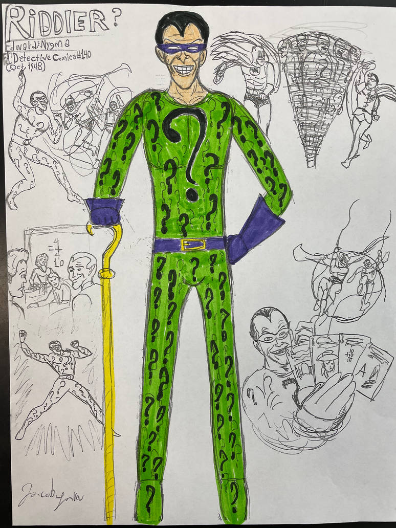DC Riddler (The classic version) by MetroGalaxy on DeviantArt