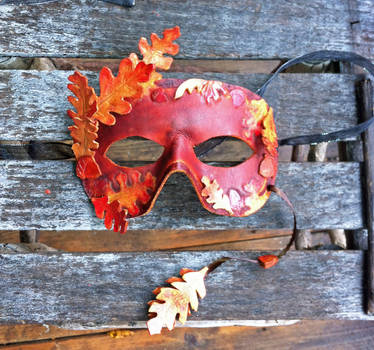 Oak Leaf Mask Completed