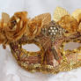 Gold Queen Masquerade Mask Commission