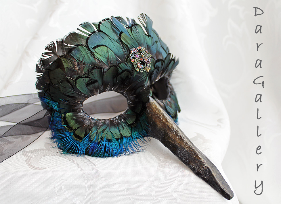 Hummingbird Masquerade Mask