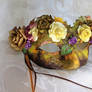 Early Autumn Mulberry Flower Mask