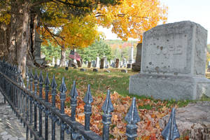 Cemetery Headstone Stock