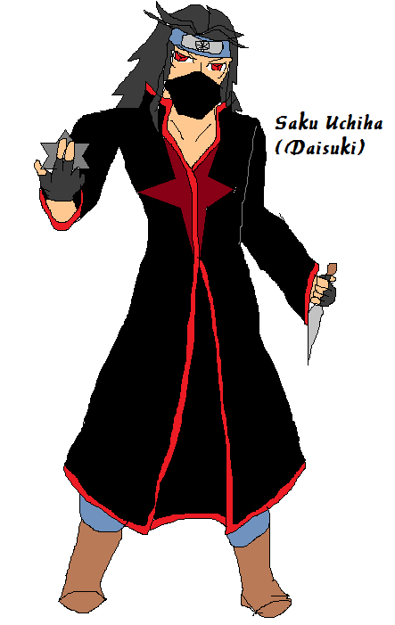 Naruto Shippuden OC: Saku Uchiha (Daisuki)