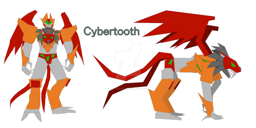 Fat Cybertooth Cybertooth (Factionless Transformer) by MRC-MRGNSTRN on DeviantArt