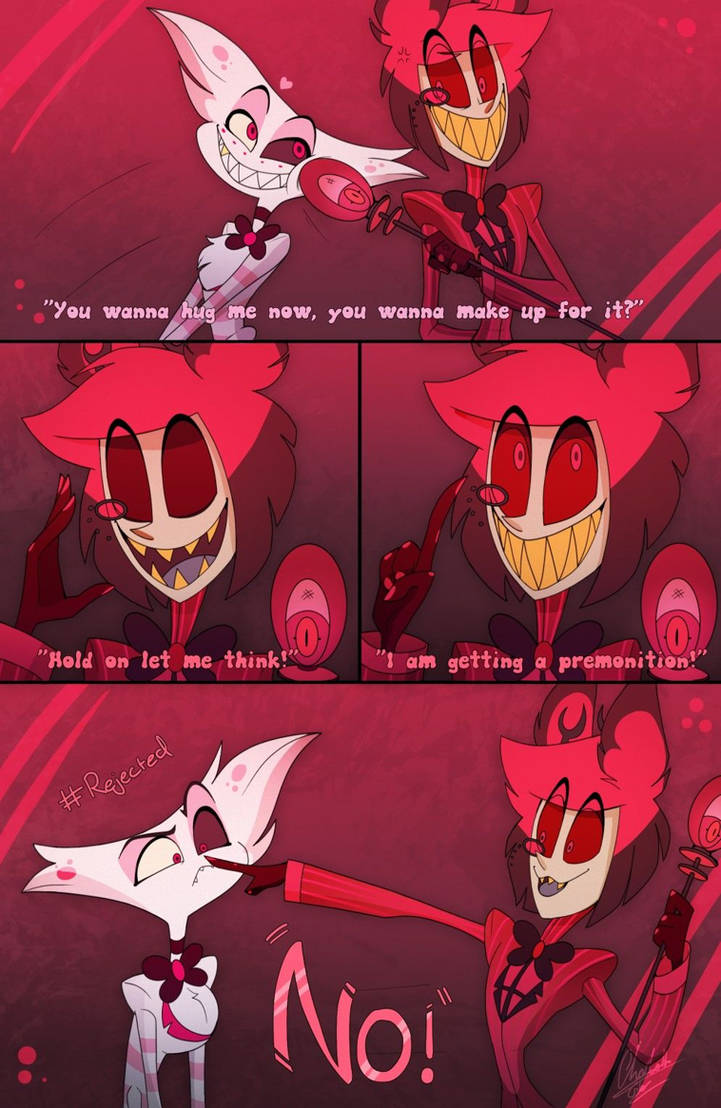 Hazbin Hotel Angel Dust and Alastor by TheHaloNinja on DeviantArt