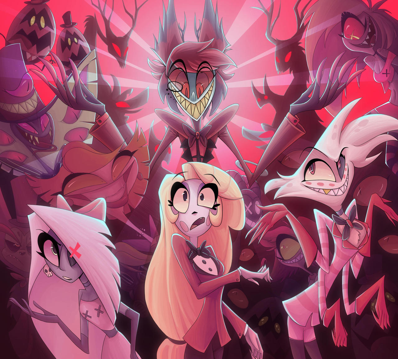 Hazbin Hotel - Group Picture by TheHaloNinja on DeviantArt